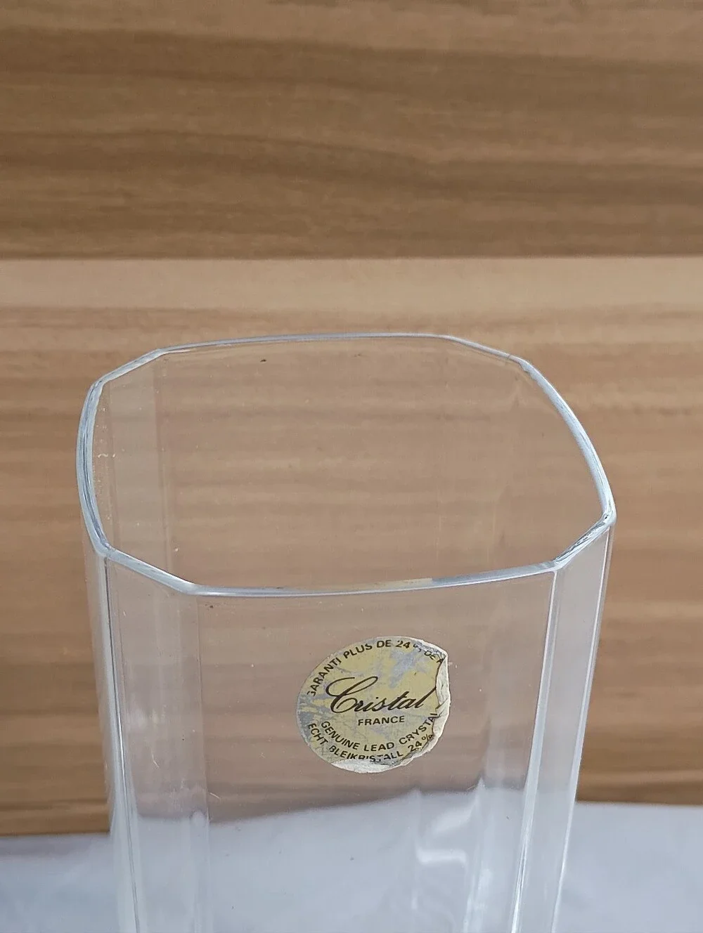 Vintage Cristal d'Arques-Durand full lead crystal highball glasses